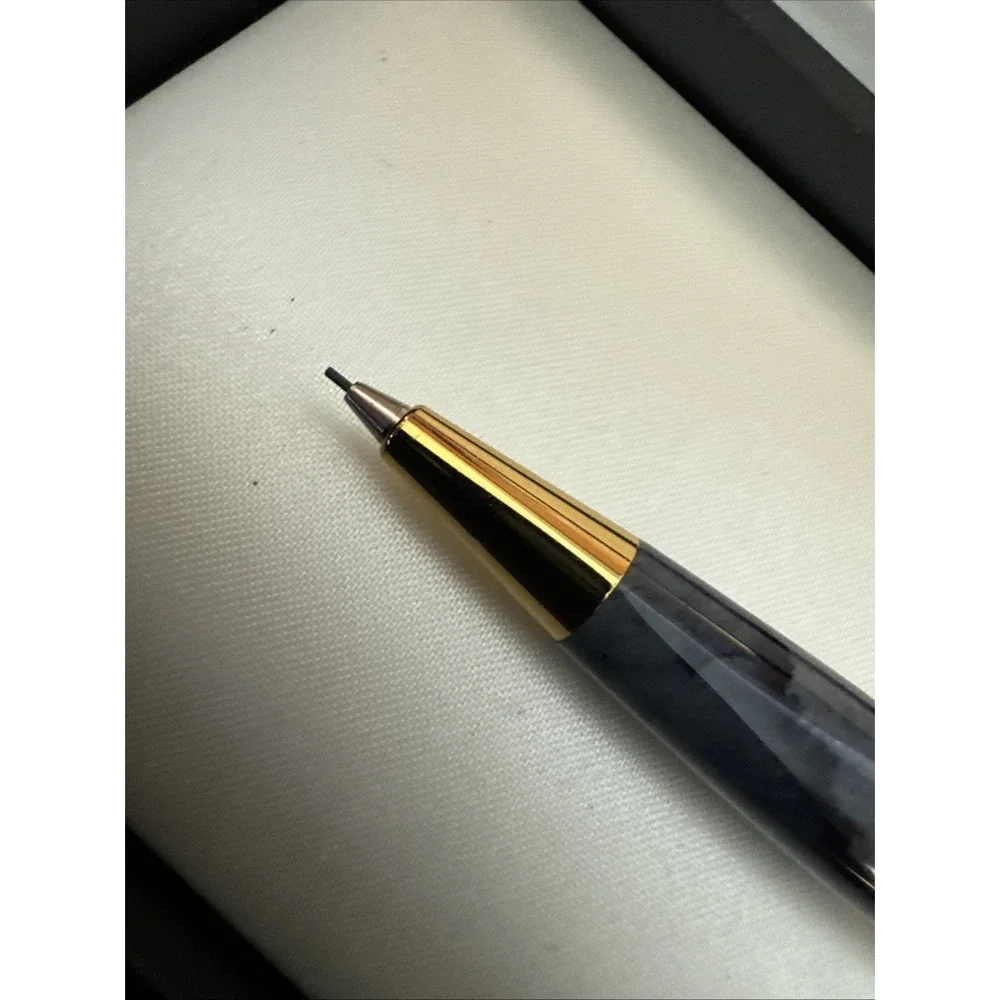 Vintage Reflections  Fine Writing Inst Pencil In Box Grey And Black W Gold